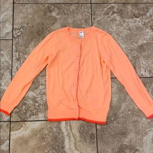 OshKosh Kids Coral Sweater/Cardigan Size 7!